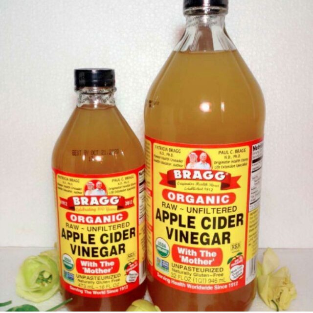 [Mã GROSALE2703 giảm 8% đơn 250K] Giấm Táo Giảm Cân / ORGANIC / Giấm Táo Hữu Cơ BRAGG ORGANIC RAW APPLE CIDER VINEGAR