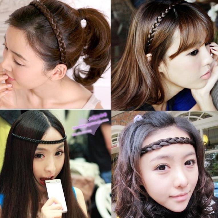 ❤️ Bờm tóc giả Myna, băng đô tóc giả gọn gàng, dễ thương ❤️