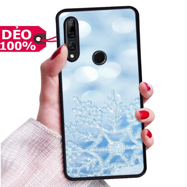 ỐP LƯNG DẺO HUAWEI Y9 PRIME 2019 HÌNH NỀN HOA TUYẾT MÙA ĐÔNG LẠNH GIÁ