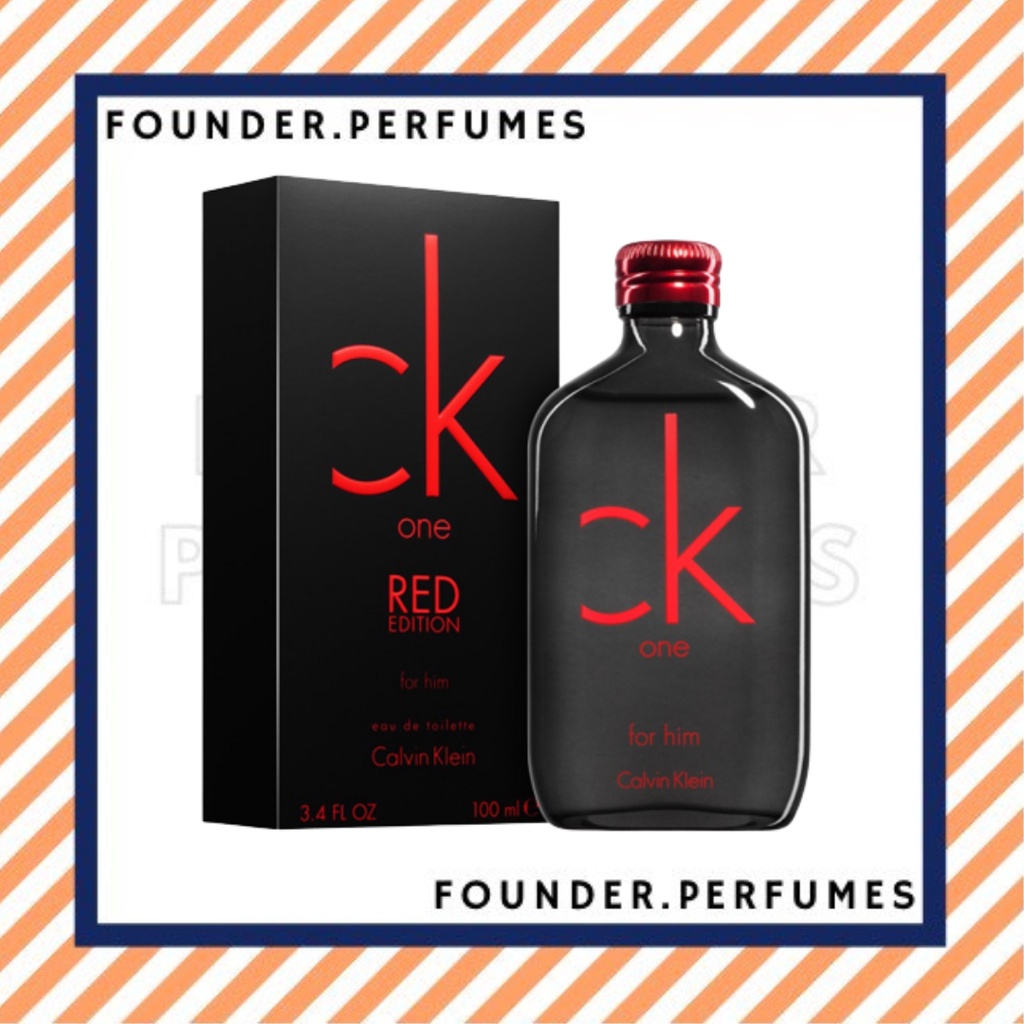 🌟 Nước Hoa CK One RED EDITION for Him EDT Test 10ml/20ml #.founderperfume