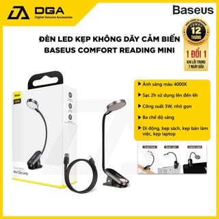 Đèn đọc sách kẹp bàn BASEUS Comfort Reading Mini Clip Lamp không dây cảm ứng