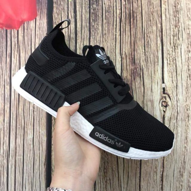 Giày NMD xước đen