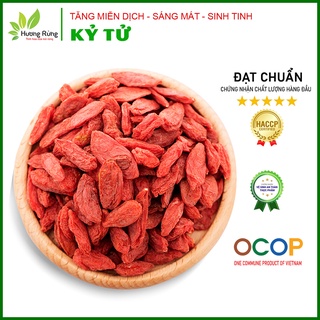 [LOẠI ĐẶC BIỆT] KỶ TỬ KHÔ 200G, sáng mắt, sinh tinh, tăng miễn dịch, thải độc gan, làm đẹp da - Đặc Sản Hương Rừng