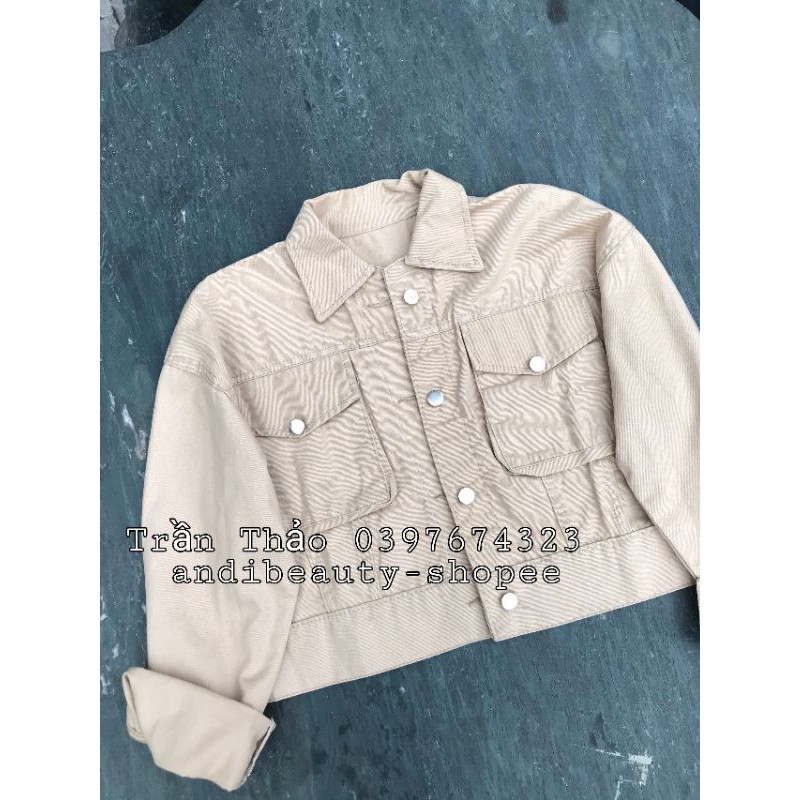 Áo Khoác Thô🍓FREESHIP🍓 Cổ Bẻ Dáng Croptop E'mer💎 Cực Phong Cách Hàng QCCC Loại 1 Siêu Đẹp ❤ KÈM ẢNH THẬT | BigBuy360 - bigbuy360.vn