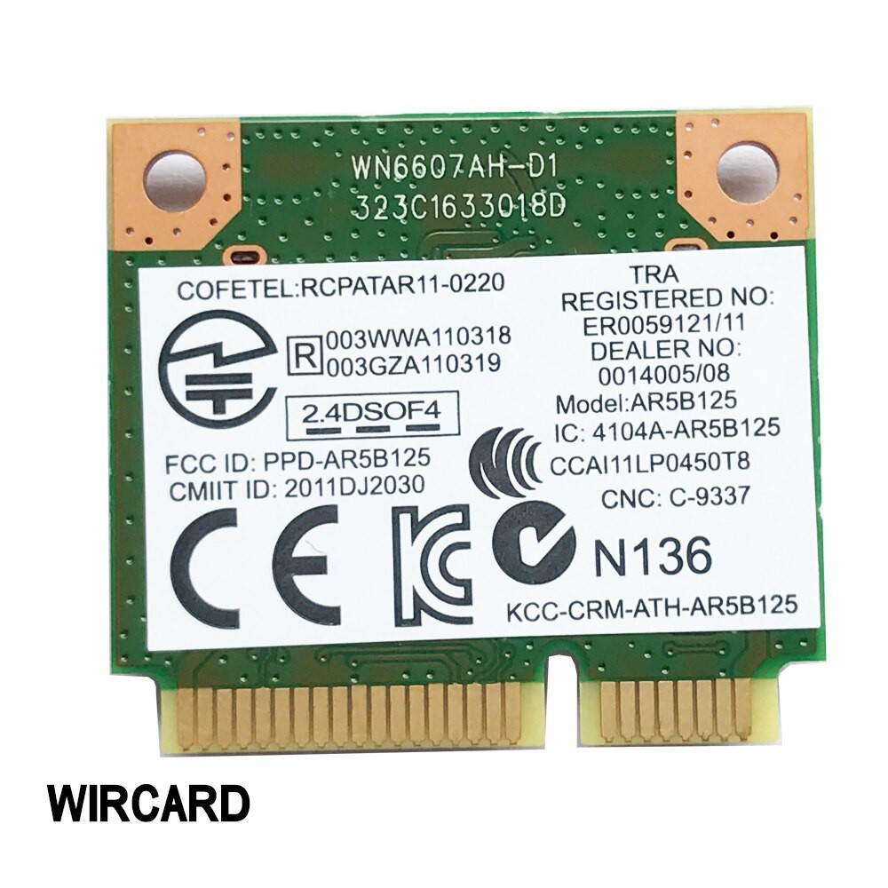 CARD WIFI ATHEROS DW1506 / AR5B125 .
