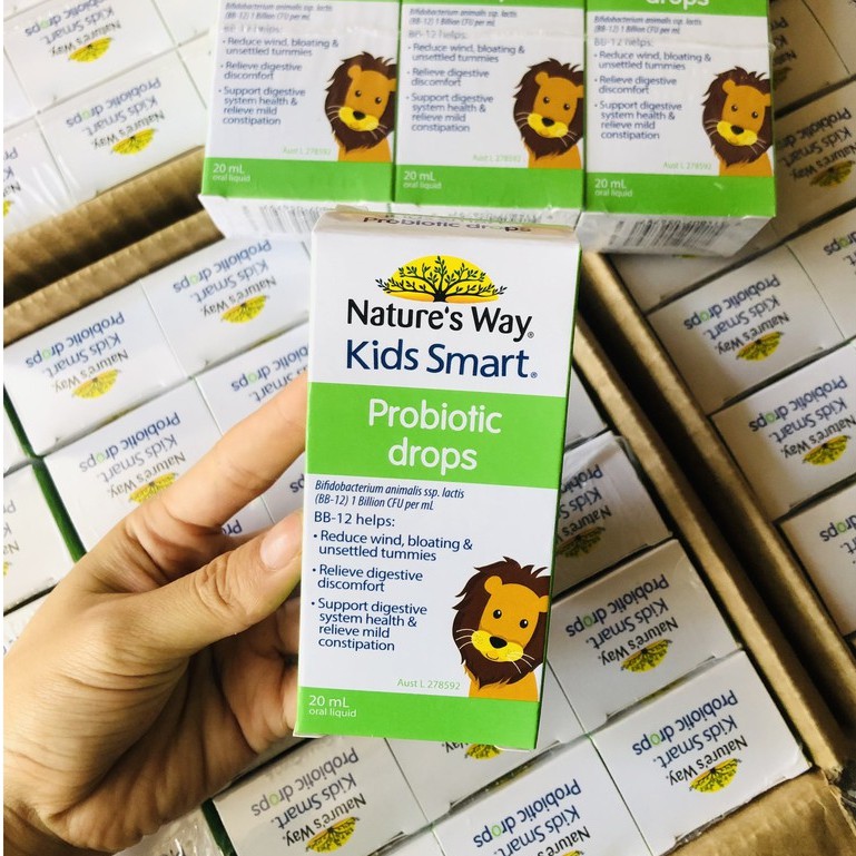  TPBS Men vi sinh Nature's way Kid Smart Probiotics Drops 20ml Probiotic