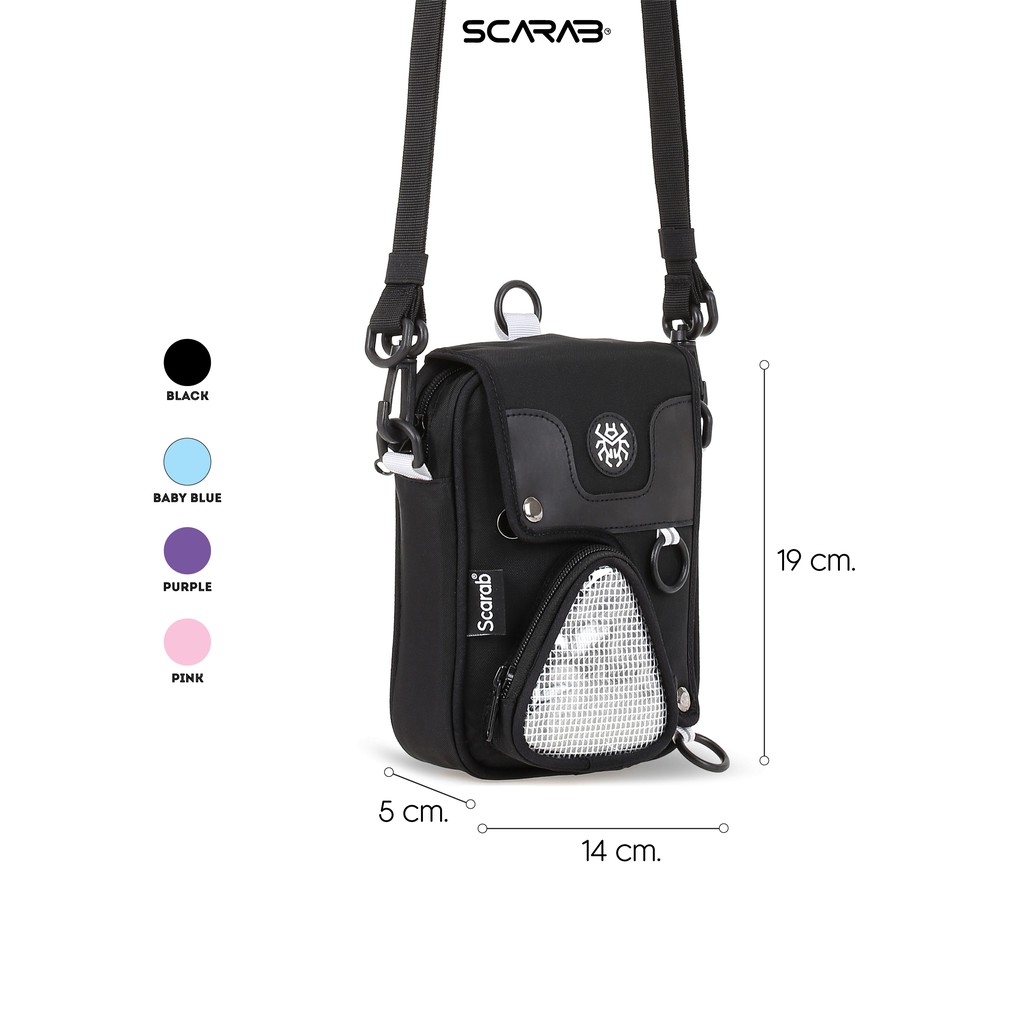 [Mã BMBAU50 giảm 7% tối đa 50K đơn 99K] Túi Đeo Chéo Nhỏ Gọn Phản Quang SCARAB - SOLID™ Pouch Bag Unisex Streetwear