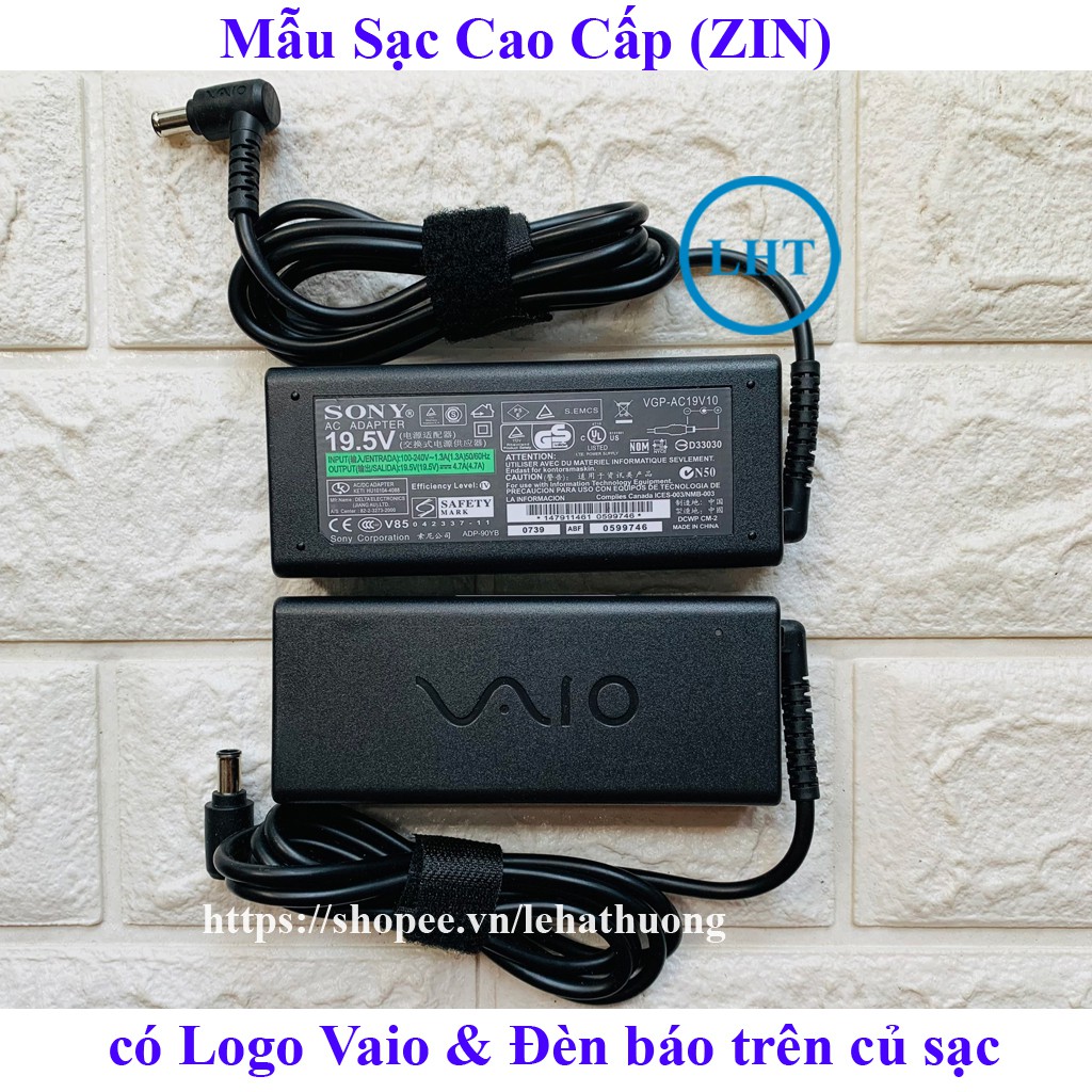 Sạc Adapter Tivi Sony 19.5V 4.7A tặng kèm dây nguồn - Bảo hành 12 tháng