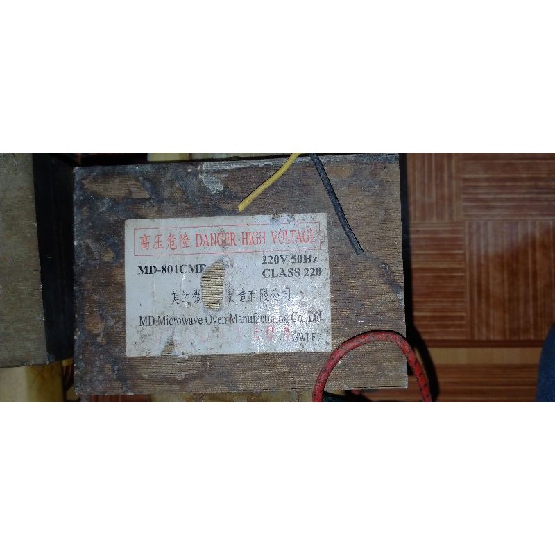 Biến áp lò vi sóng 800e  chế máy hàn cell, máy hàn điện - Hàng sẵn có