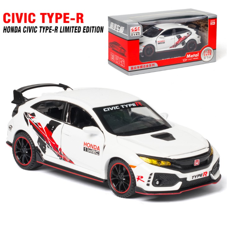 Đồ chơi trẻ em xe ô tô mô hình Civic Type RS phiên bản giới hạn Limited edition tỉ lệ 1:32