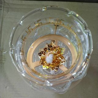 ĐÈN DẦU THỦY TINH HOA SEN NỔI 3D