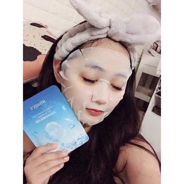 Mặt nạ đá băng dưỡng da mụn cấp ẩm thải độc Hydra Smoothing Skin Ice Membrane Images HATOLA