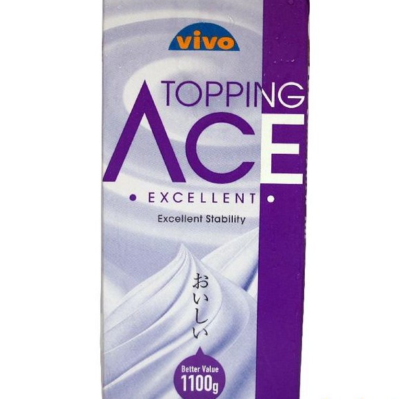 Kem topping Vivo Tím Ace Excellent 1.1kg