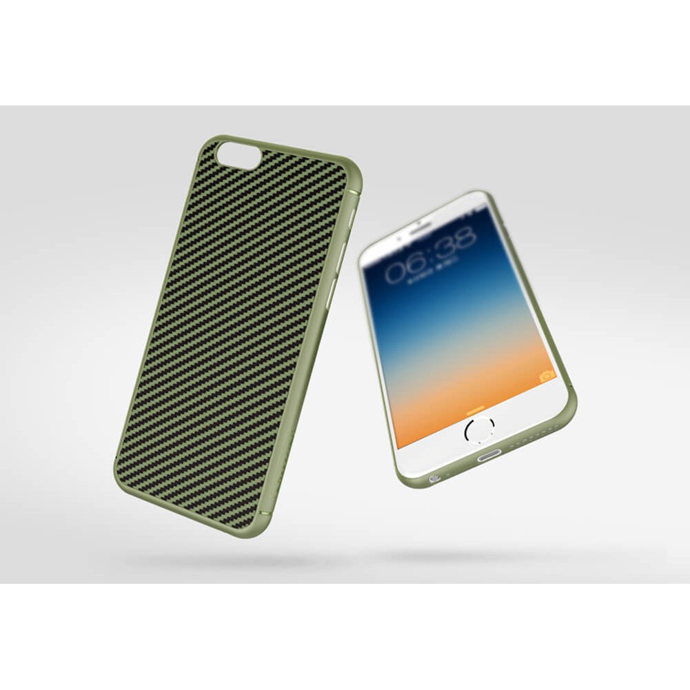 Ốp lưng sợi Carbon cho iPhone 6 Plus / 6s Plus hiệu Nillkin (Sợi carbon cao cấp, siêu bền, chống va đập) - Chính hãng