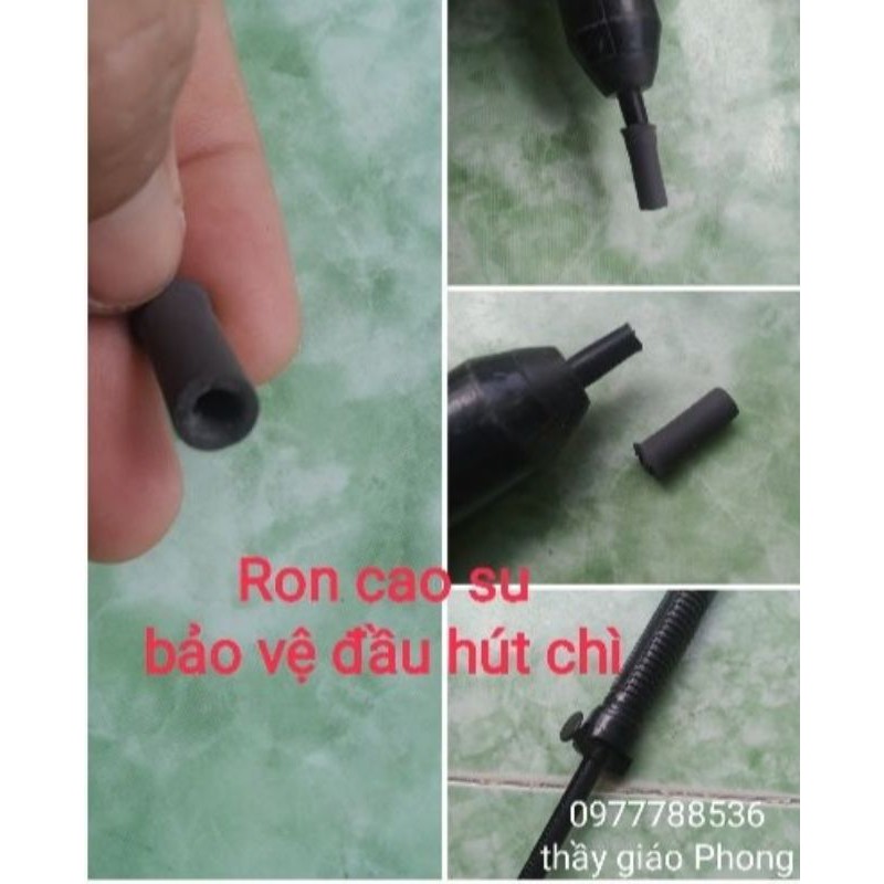 Ron cao su bảo vệ đầu hút chì hàn