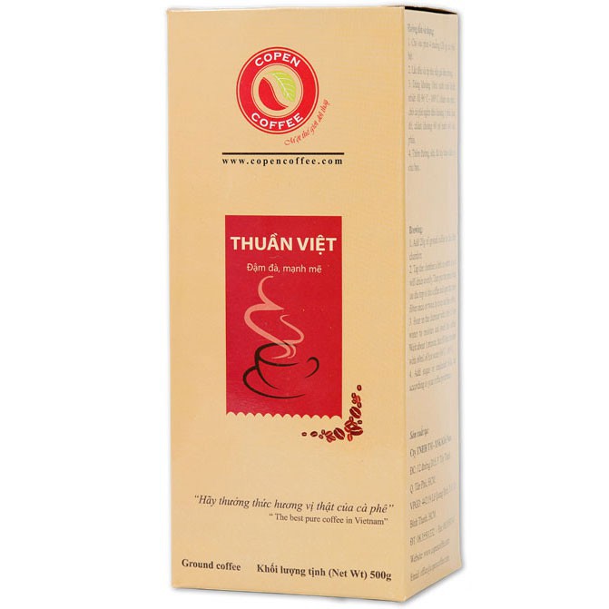Cà phê rang xay Copen coffee Thuần Việt