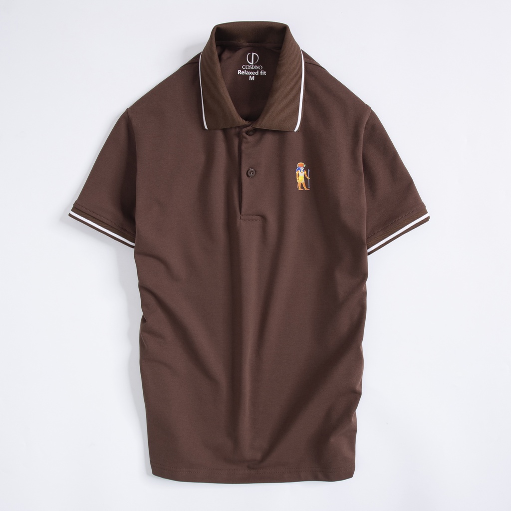 Áo thun cổ bẻ nam Cosdino Tefnut vải cotton, chuẩn form, sang trọng (PL02)