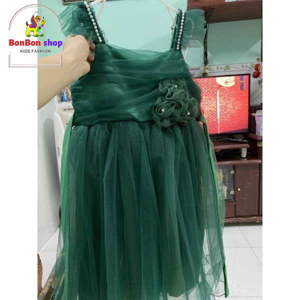 (ảnh tự chụp) đầm công chúa cho bé, đầm von cho bé 15-25kg