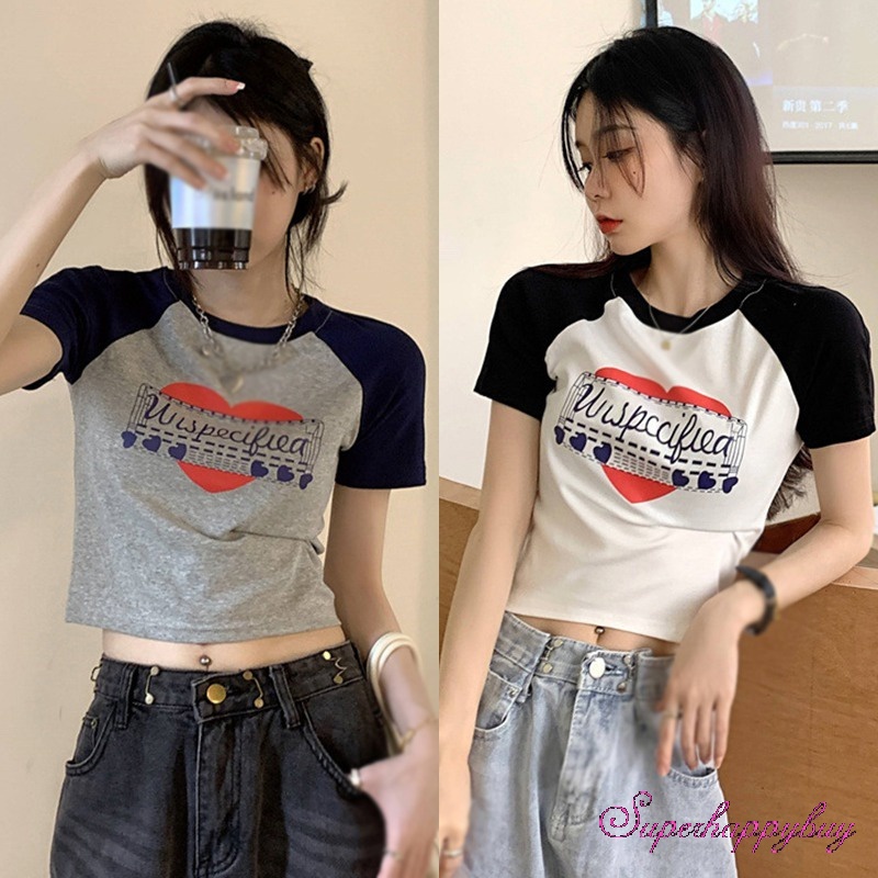 Áo Thun NgắN Tay Cổ TròN ThờI Trang Cho Nữ