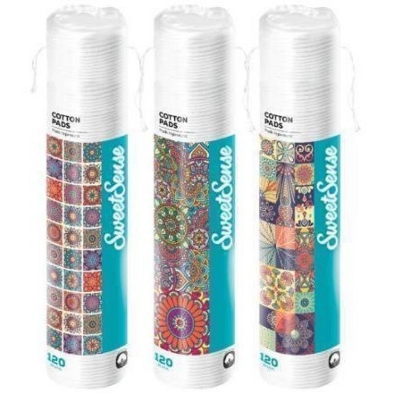 Bông Tẩy Trang SweetSense siêu mềm mịn 120 miếng Balan