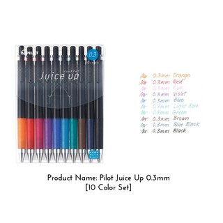 VỈ 10 MÀU BÚT PILOT JUICE UP