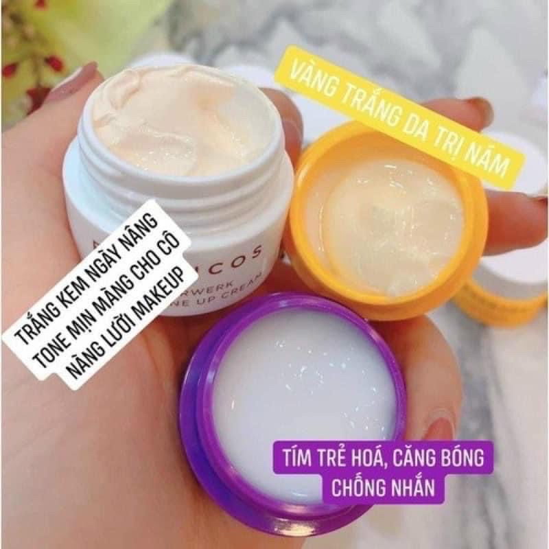 Kem dưỡng trắng da Forencos ngày và đêm full và mini