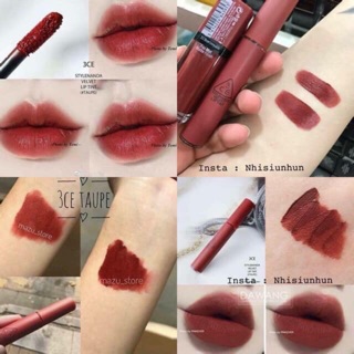 Son 3CE TAUPE ĐỎ NÂU
