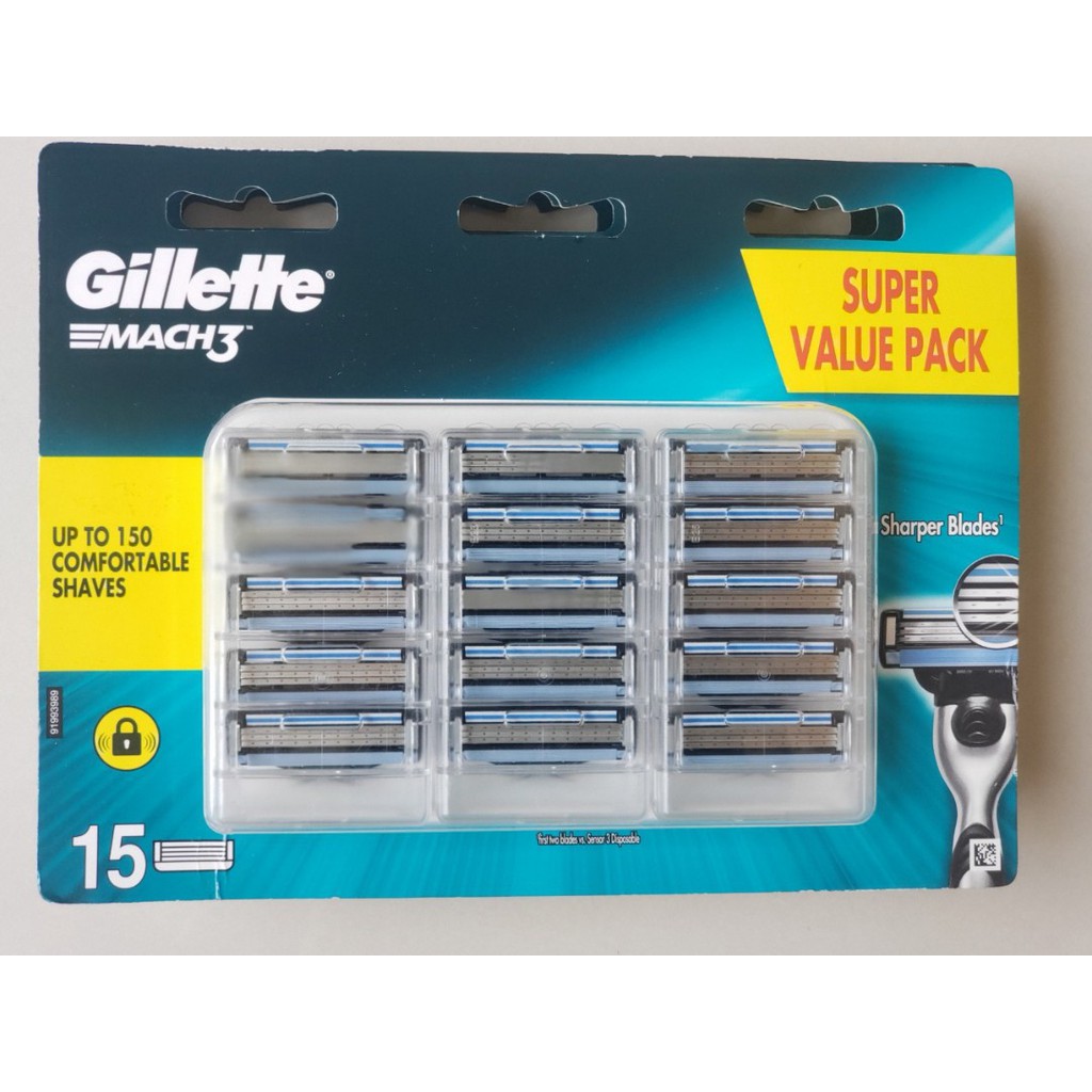 Hộp 8 lưỡi dao cạo râu Gillette Mach 3