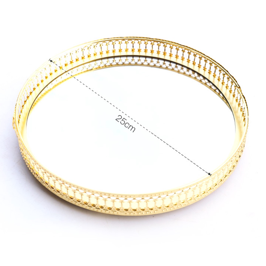 Khay Đựng Trang Sức / Khay Đựng Trang Sức / Trang Sức Mạ Vàng Có Gương Trang Điểm Cho Trang Sức / Trang Sức