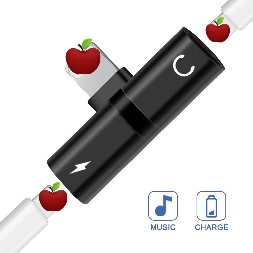 Đầu cắm chuyển đổi từ cổng .sang cổng tai nghe dành cho for IP7 8 Plus X XS Max 2