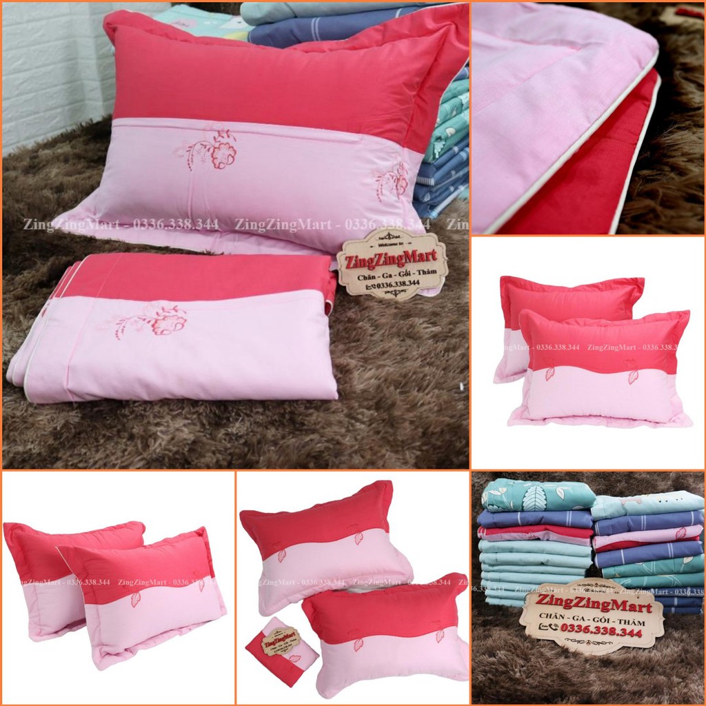 Vỏ gối Cotton lạnh 100% cao cấp Chất Nhất (Có video)