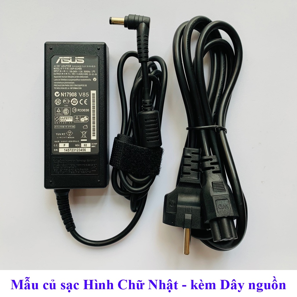 [RẺ VÔ ĐỊCH] SẠC LAPTOP ASUS 19v 3.42a ZIN chân TO đường kính đầu sạc 5.5*2.5mm (ADAPTER 19V - 3.42A) Bảo Hành 12 THÁNG