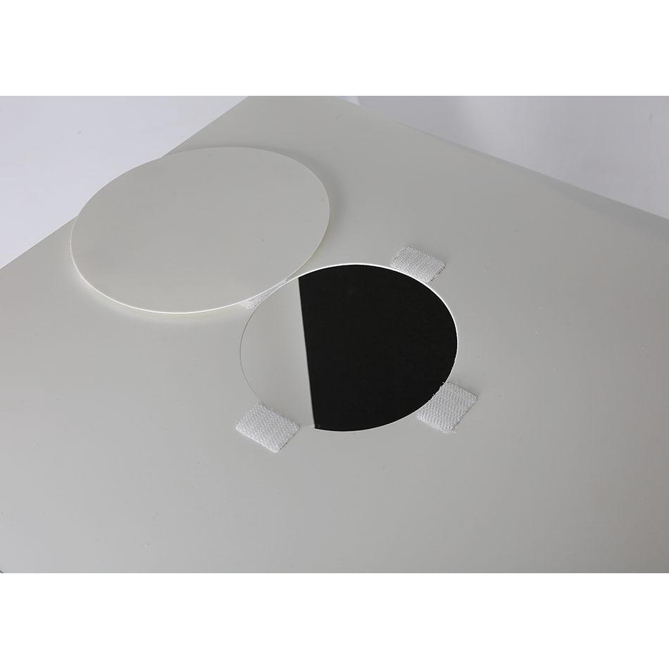 Hộp chụp ảnh sản phẩm studio size 40 X 40cm tích hợp 1  dãy đèn led , 2 màu nền TRẮNG ĐEN tiện lợi nhỏ gọn