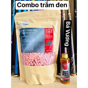 combo câu cá trắm đen Bá vương hương dụ B55 + Xả hạt trắm đen Bá Vương B26 chuyên trắm đen, chép 🐟🐟🐟