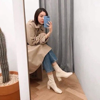 [Order ] Bốt Da Cổ Cao Nữ