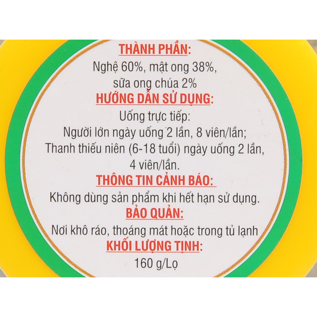 [Xả kho] Mật Ong Nghệ Viên VietHoney 2% Sữa Ong Chúa lọ 160g