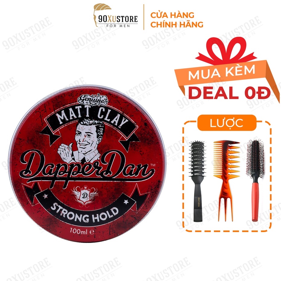 Sáp vuốt tóc nam Dapper Dan Matt Clay