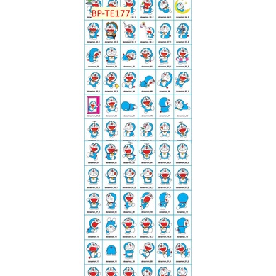 Tranh Dán Tường Trẻ Em Chủ Đề  Phim Hoạt Hình CHÚ MÈO MÁY ĐẾN TỪ TƯƠNG LAI DOREMON, NOBITA, SUKA, CHAIEN, XEKO MỎ NHỌN