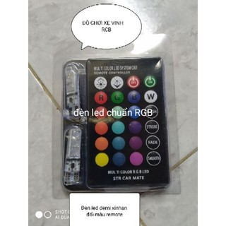 đèn led xi nhan,demi có remote hàng hộp có pin đủ phụ kiện, hàng loại 1