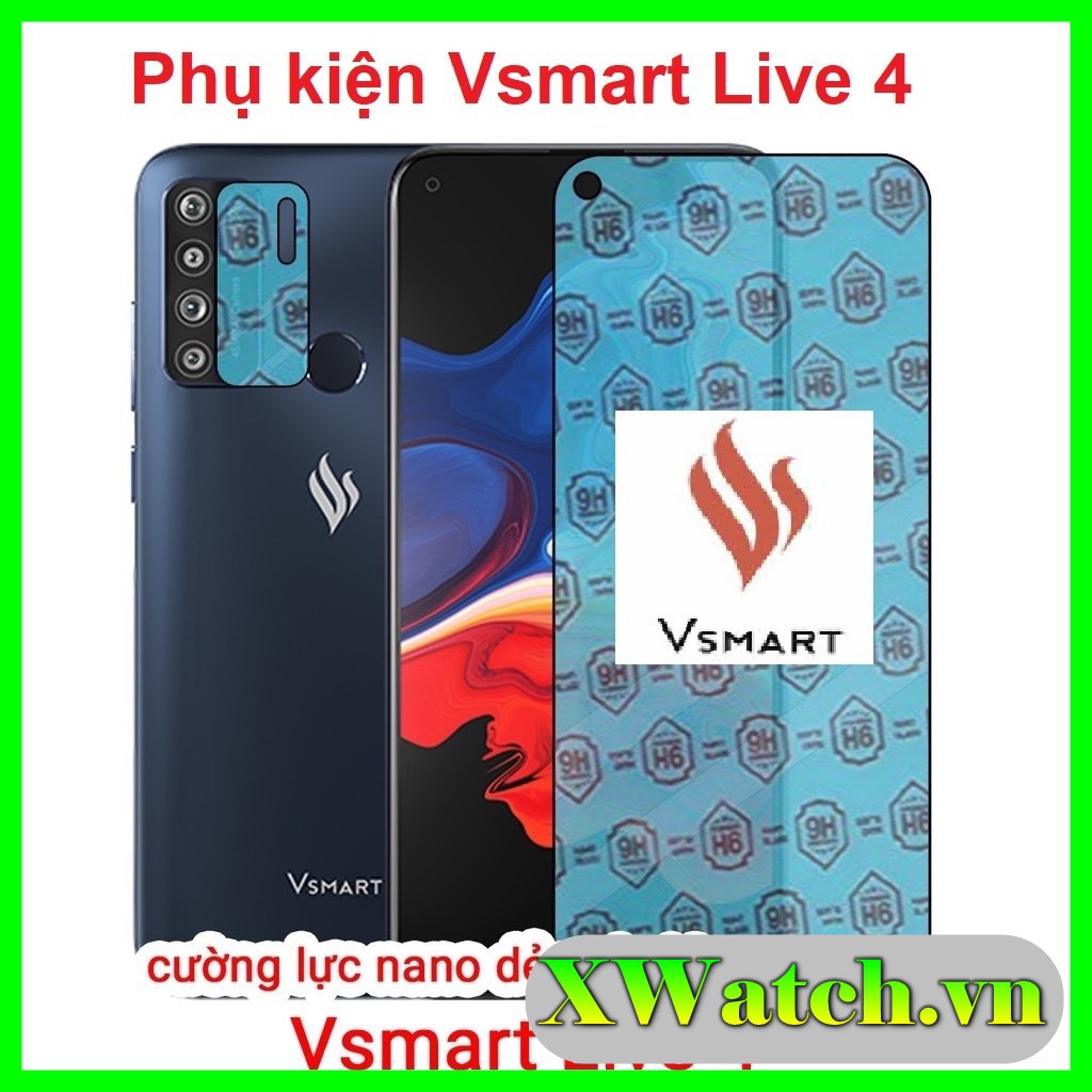 Cường lực dẻo Nano Vsmart  Star 5 / Aris , Live 4, Vsmart  Joy 4 , active + ...Không sứt mẻ, siêu bền