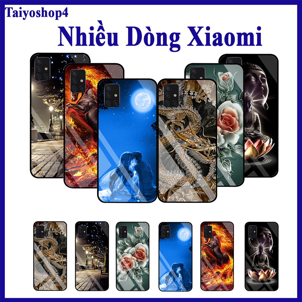 Ốp lưng Xiaomi Redmi Note 6 Pro/ Note 7/Note 7 Pro/ 8/ K20/K20 Pro/ Redmi 8/ Mi 8 Lite Mặt Lưng Kính 3D,Hình ảnh sắc nét