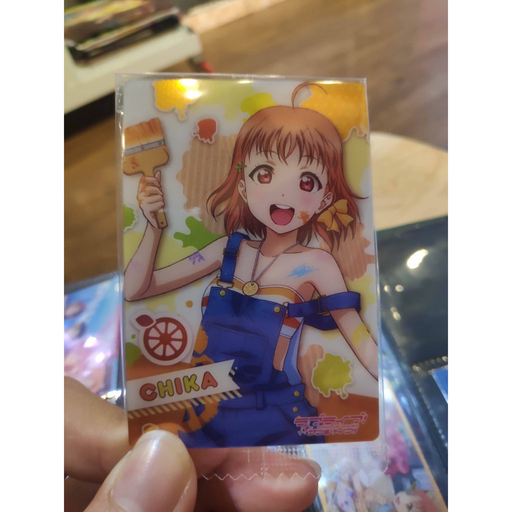 Thẻ bài sưu tầm bánh xốp Idol Love Live LL 6 - Tặng bọc bài nhựa bảo quản