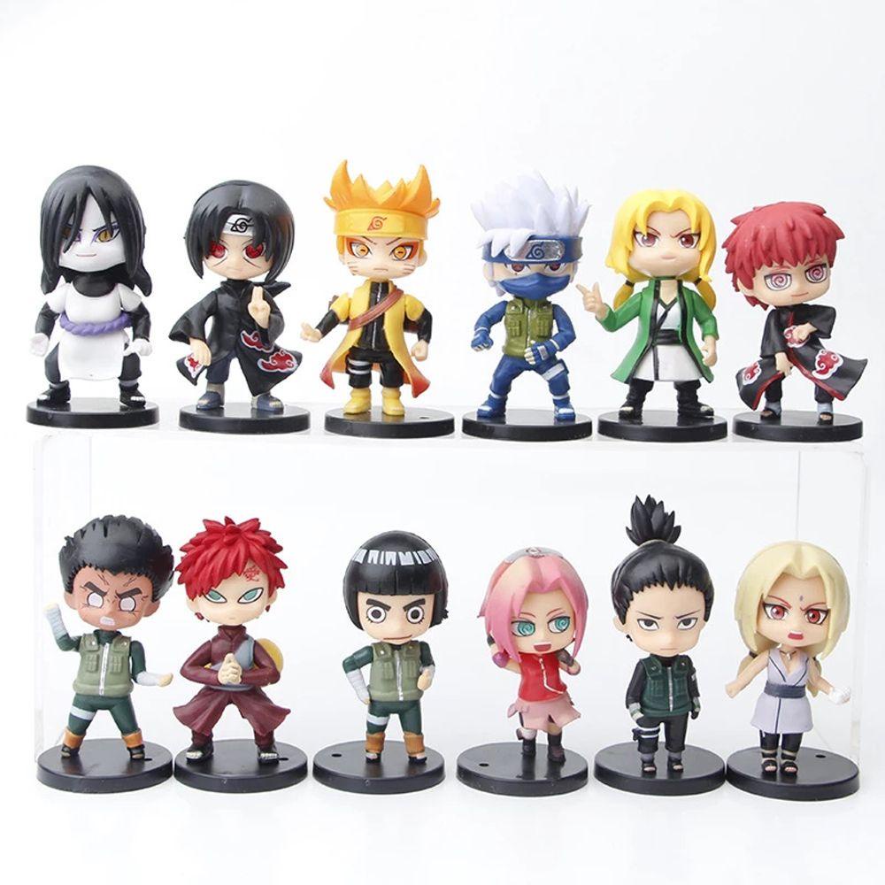 Set 12 Mô Hình Nhân Vật Phim Hoạt Hình Naruto