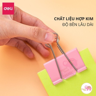 Kẹp giấy 32mm Deli E8553A (hộp 24 chiếc)