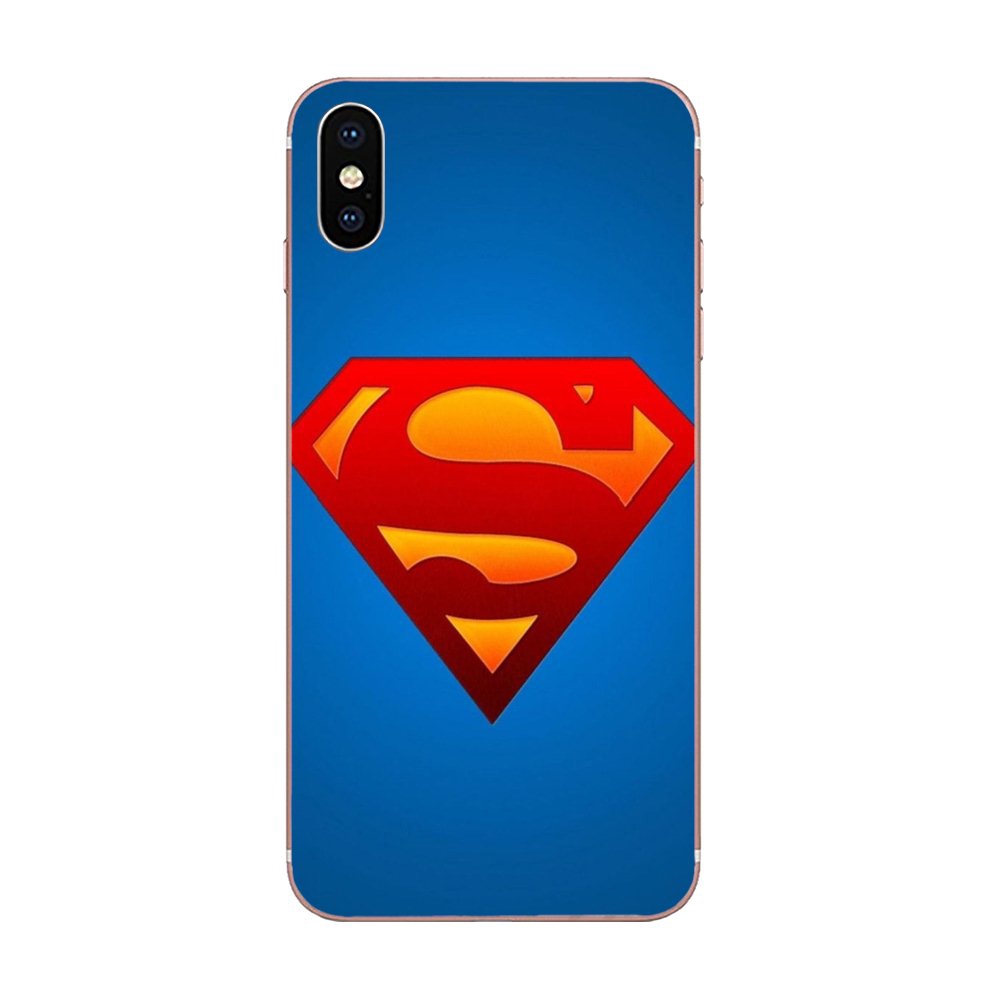 Ốp Lưng Trong Suốt In Logo Superman / Superman Cho Samsung Galaxy A10 A20 A20e A3 A40 A5 A50 A7 J3 J5 J6 J7 2016 2017 2018