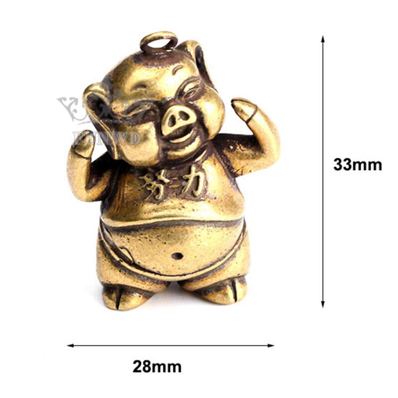 Móc khóa tạo hình heo con dễ thương