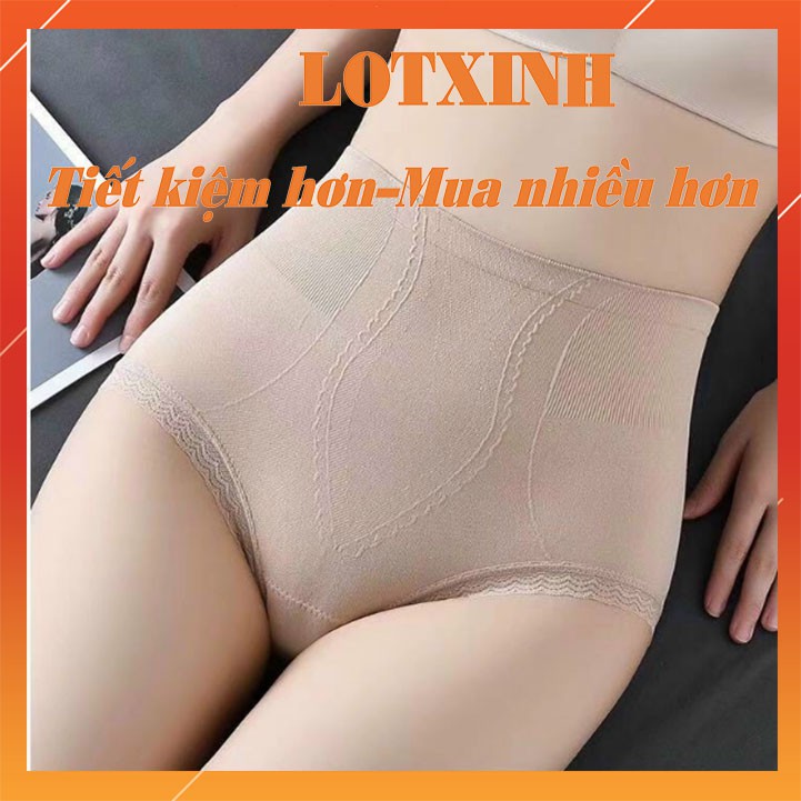 Quần lót nữ kháng khuẩn cạp cao hỗ trợ gen nịt bụng mặc trong váy chống cuộn CAPCAO01