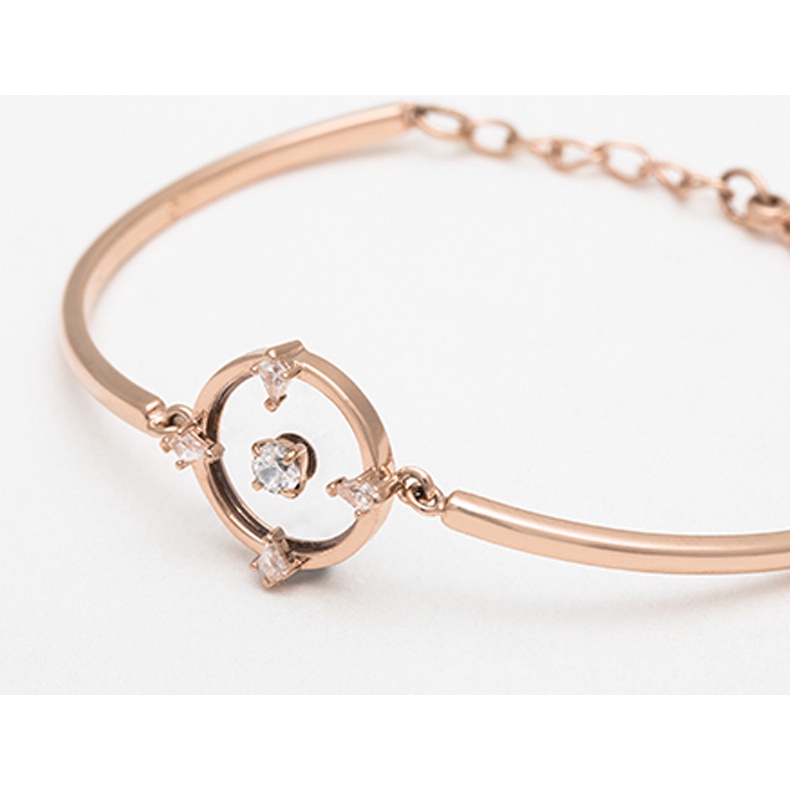 FREE SHIP VòngTay Nữ Swarovski NORTH Simple Lines Fashion All-match Bracelet Crystal FASHION cá tính Trang sức trang sức đeo THỜI TRANG