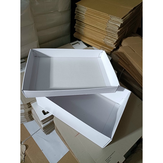 Hộp Giày Dép Trắng Trơn Nắp Rời Hàng Chất Lượng Cao, Giá Rẻ
