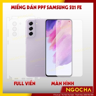 Miếng dán ppf samsung s21 fe, s21 ultra, s21, s21 plus